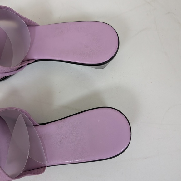 Vintage Purple and Black Sandals with Minimalist Design - Picture 6 of 10